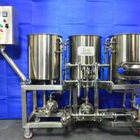 Nano Craft Beer Brewing System — 3-Vessel Electric Brewhouse image preview