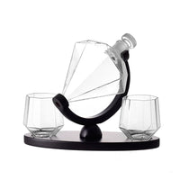 Diamond Design Whiskey Glass Set — Borosilicate image preview