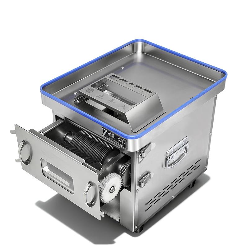 Commercial Electric Meat Slicer — 850W Stainless Steel, Adjustable 3–8mm