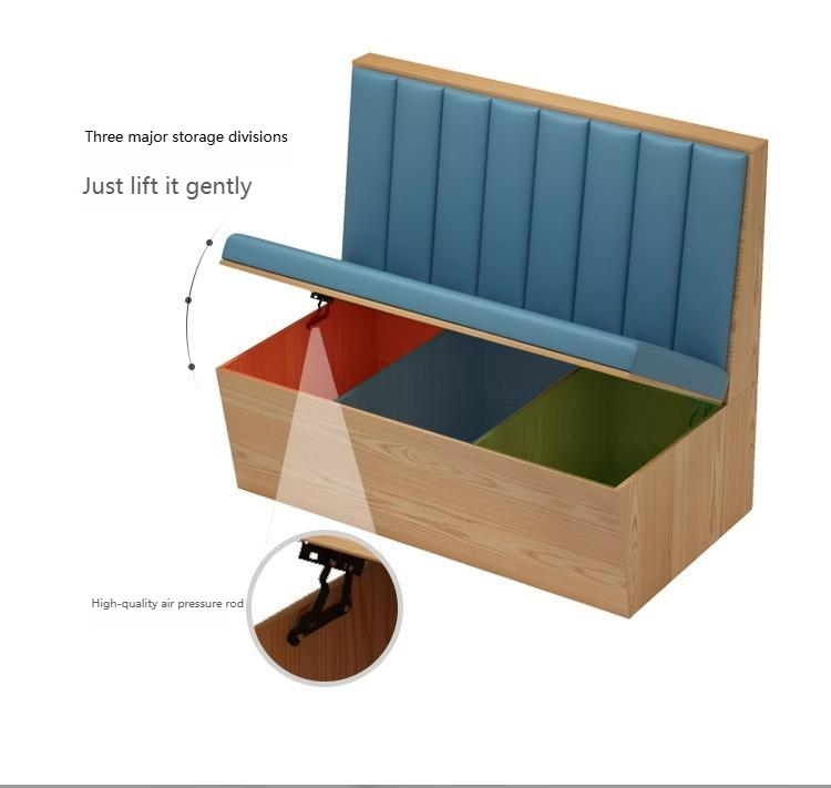 Commercial Restaurant Booth Seating — Plywood, Vinyl-Upholstered