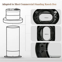 Automatic Standing Portafilter Cleaner — Motorized Scraper &amp; Brushes image preview