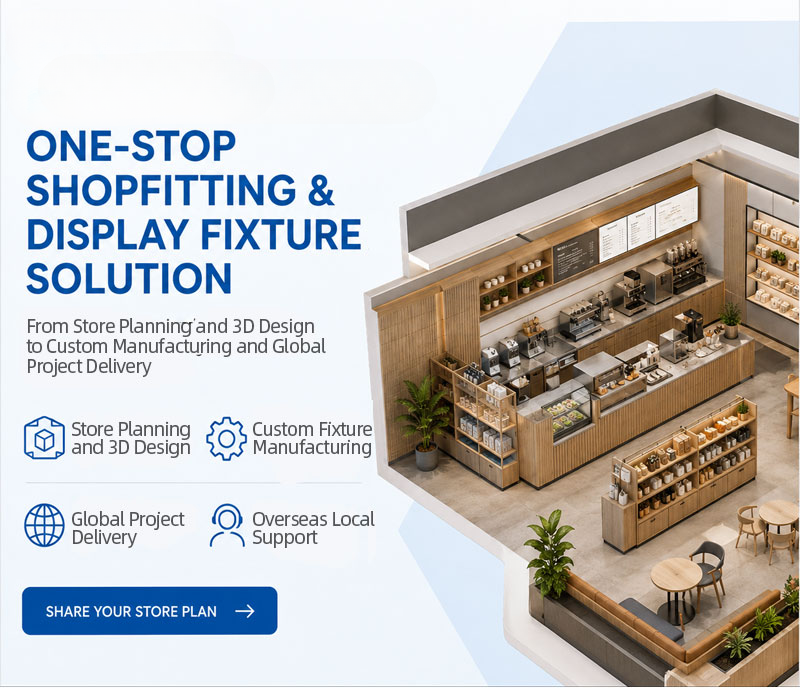 Turnkey Cafe Fitout — Custom Counter, Back Bar & Display