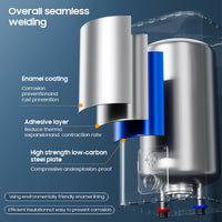 Electric Storage Water Heater — Enamel Tank, 10–100 L image preview
