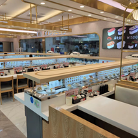 Kaiten Sushi Conveyor Belt with Food Delivery Robot image preview