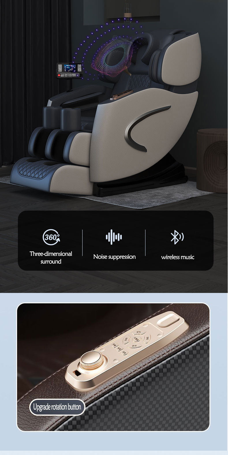 Zero Gravity Full-Body Shiatsu Massage Chair Recliner