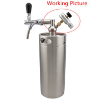 Mini Keg Beer Growler Tap with CO2 Dispenser image preview