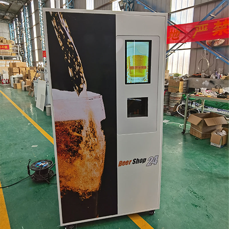 Self-Service Beer Vending Machine with Contactless Payment and Cloud Management