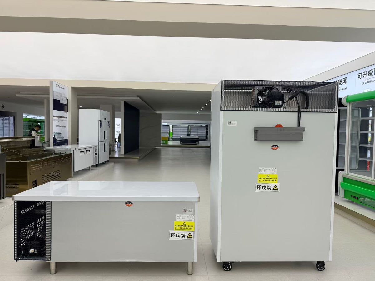 Commercial Dual-Temperature Upright Refrigerator with Freezer