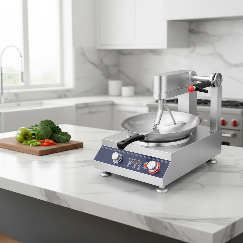 Automatic Stir-Fry Wok Cooking Machine — Commercial