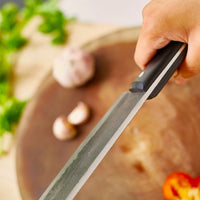 Hand-Forged Carbon Steel Boning Machete image preview