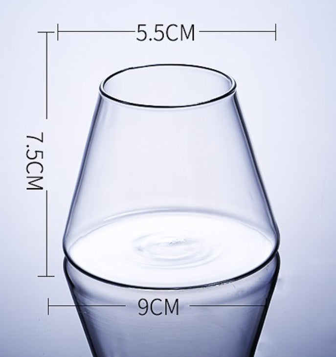 Trapezoid Borosilicate Cocktail Glass