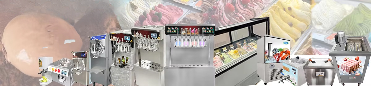 Commercial Soft Serve Ice Cream & Slush Machine — 7 Flavors, 4 Cylinders