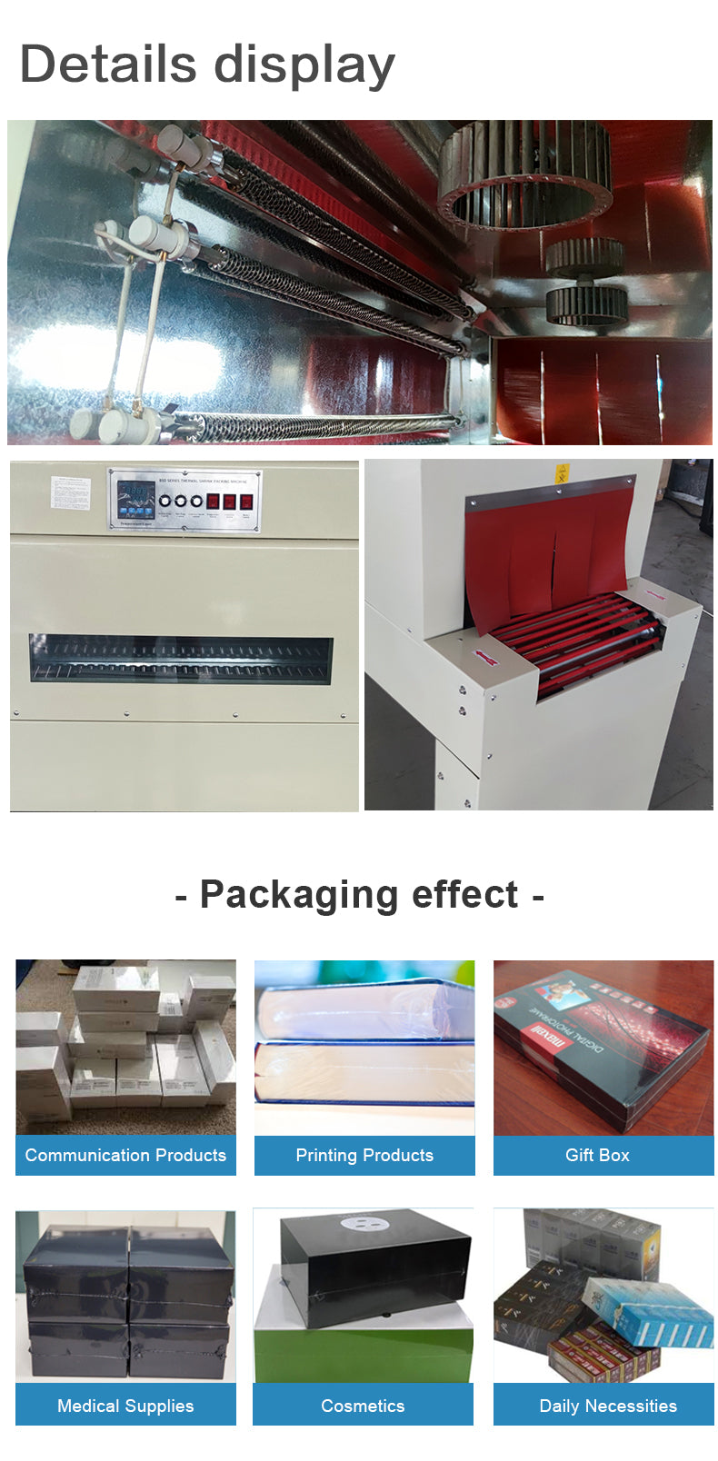 Automatic L-Bar Sealer & Shrink Wrap Tunnel Machine