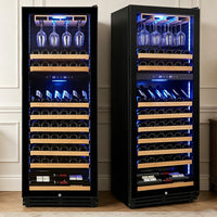 Dual-Zone Compressor Wine Cooler — 59-Bottle, Humidity Controlled image preview