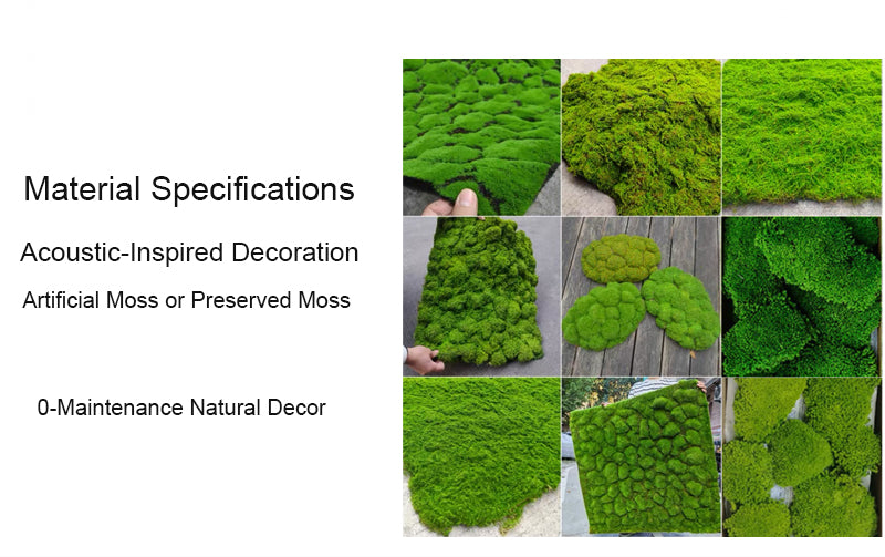 Biophilic LED Ring Chandelier with Preserved Moss