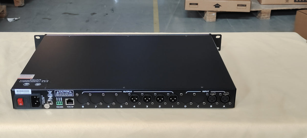 Professional Digital Audio Processor — 2-In / 4-Out DSP Matrix, 1U