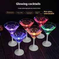 LED Illuminated Cocktail Glass Set — 6 Pieces image preview