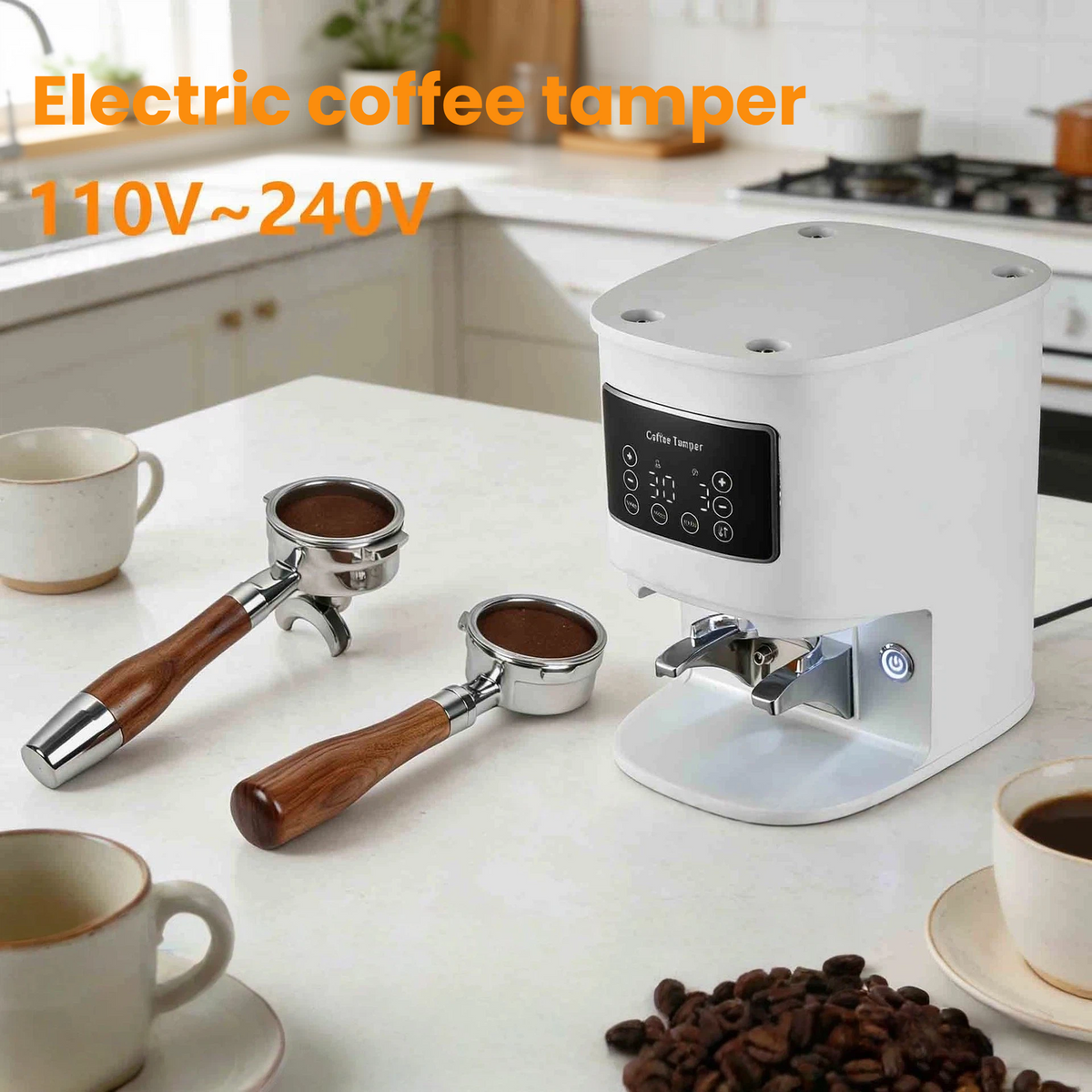 Automatic Coffee Tamper — Electric Portafilter Press