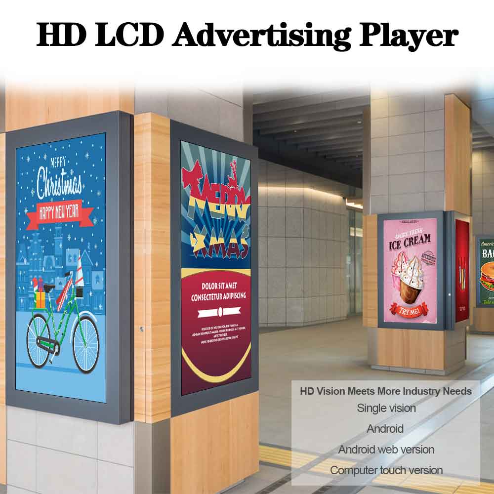 Wall-Mounted Touchscreen Digital Menu Board — Android LCD Display