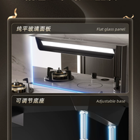 Downdraft Island Range Hood with Recirculation Filtration and Tabletop Lifting image preview