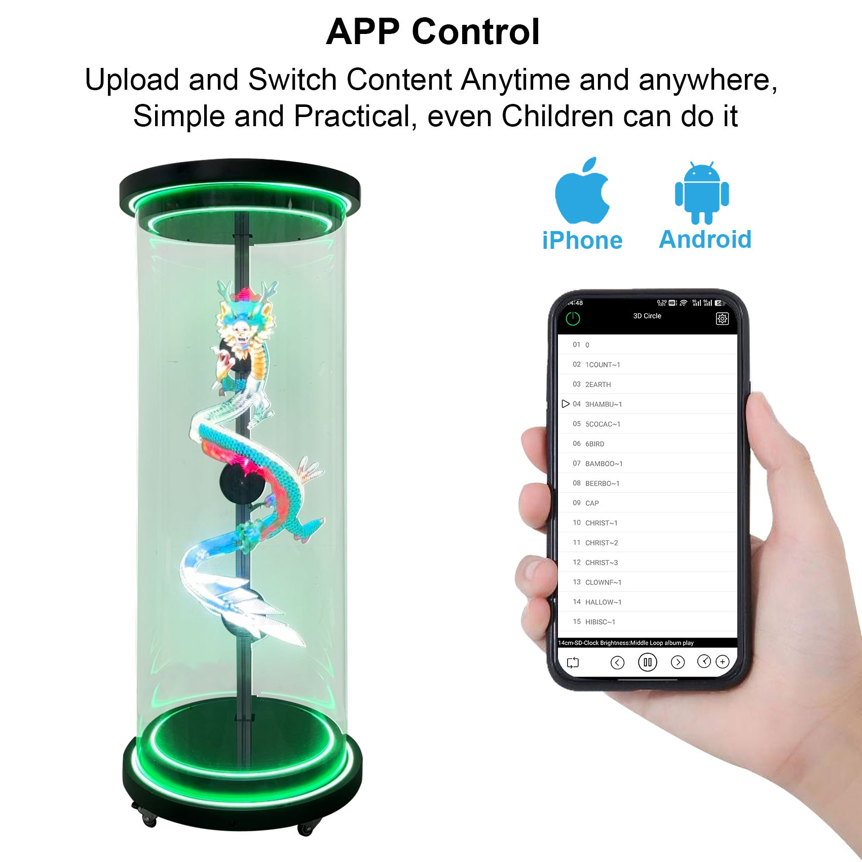 3D Hologram Projector (110 cm)