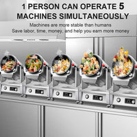 Commercial Automatic Stir-Fry Cooking Robot — Electric Wok Machine image preview