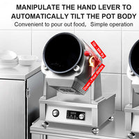 Commercial Automatic Stir-Fry Cooking Robot — Electric Wok Machine image preview