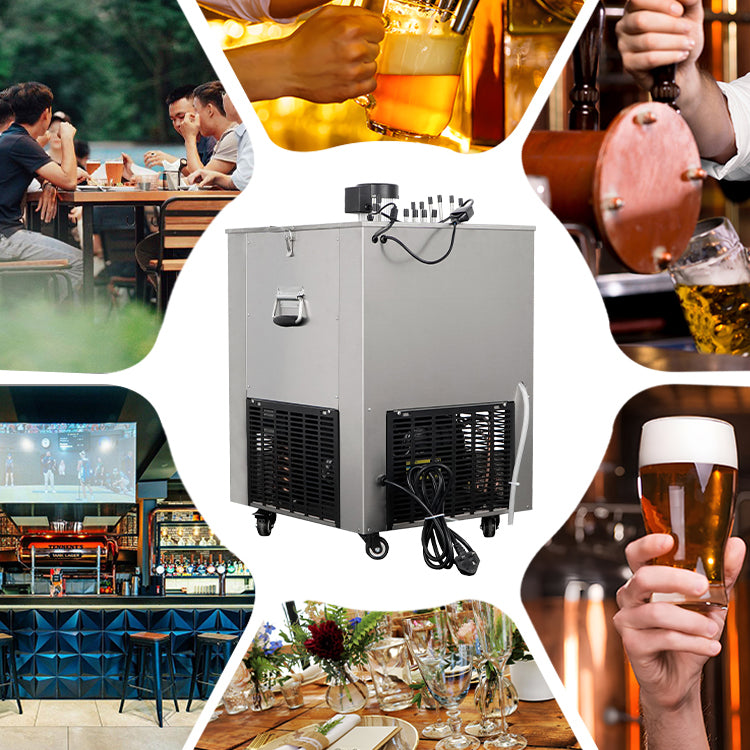 Beer Cooler and Dispensing System