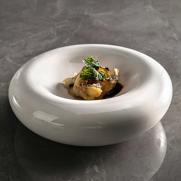 Creative White Ceramic Soup Bowls