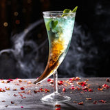 Horn Cocktail Glasses