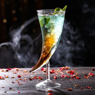 Horn-Shaped Cocktail Glasses