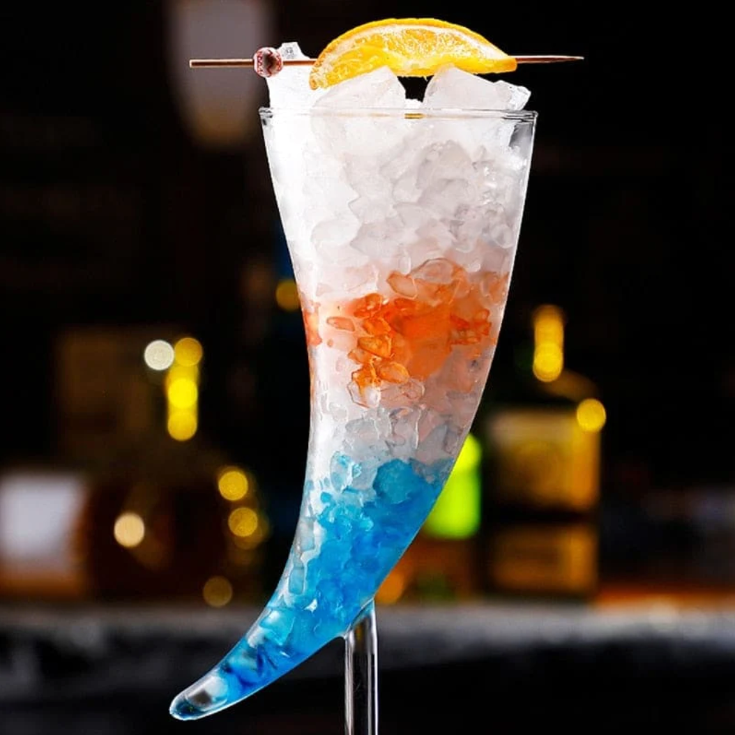 Horn Cocktail Glasses