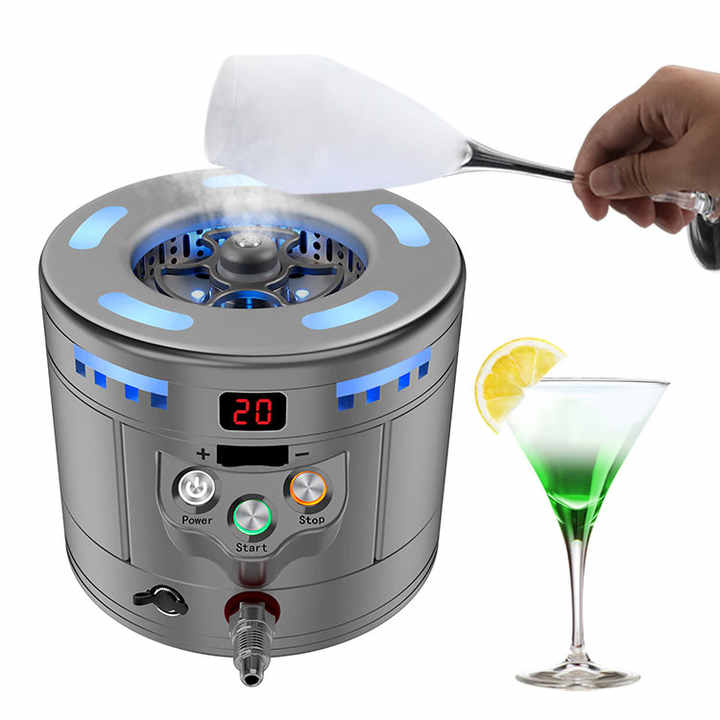 Glass Froster & Mini Dry Ice Maker Machine