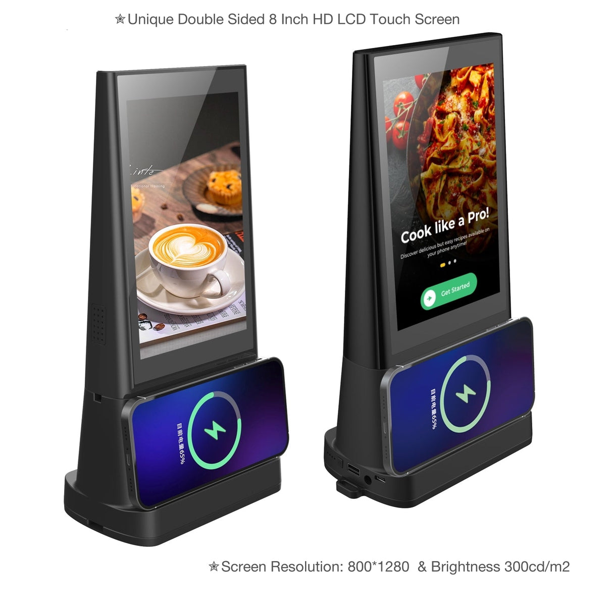 Interactive Tabletop Touch Screen Menu 10.1 Inch