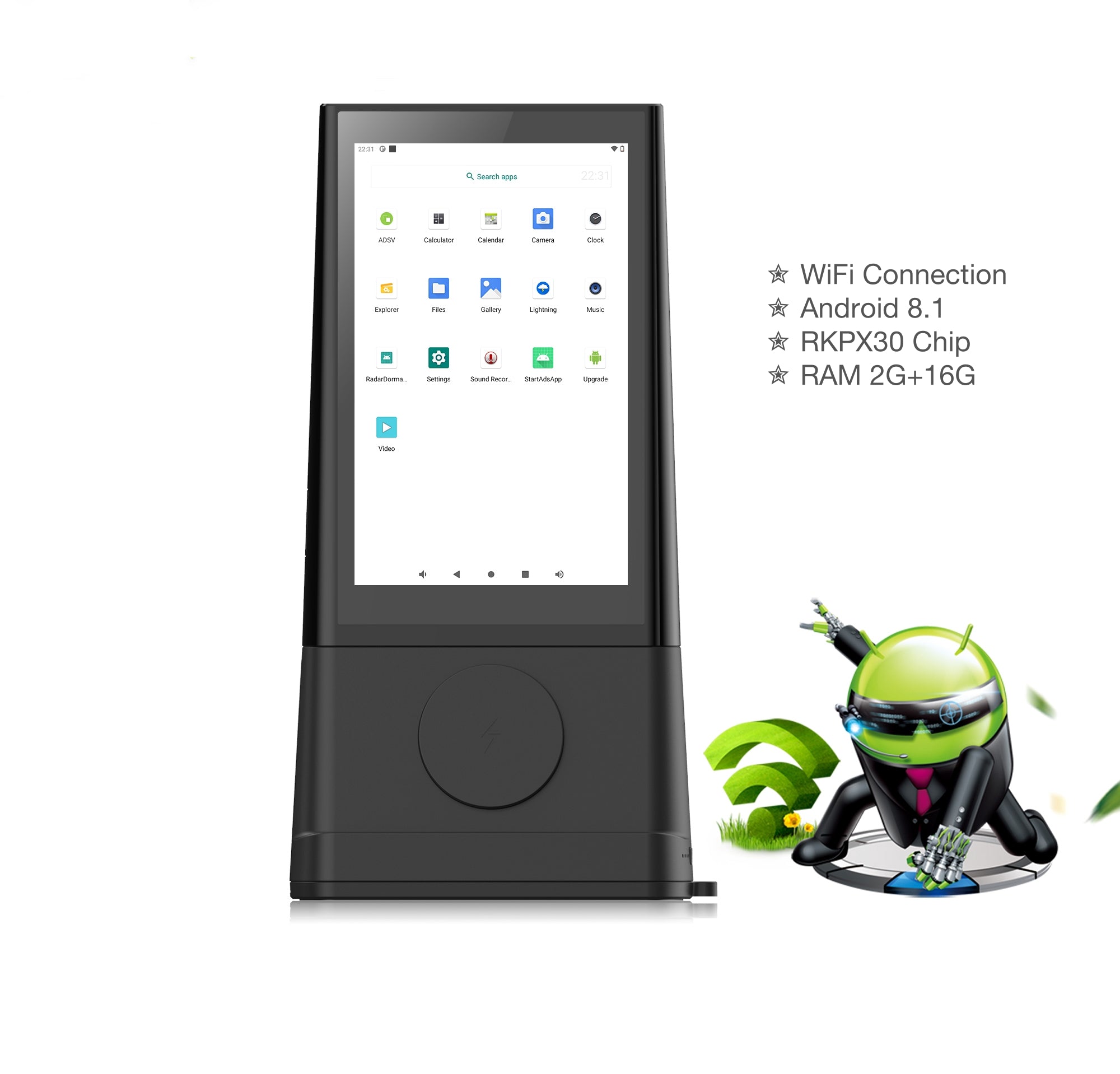 Interactive Tabletop Touch Screen Menu 10.1 Inch