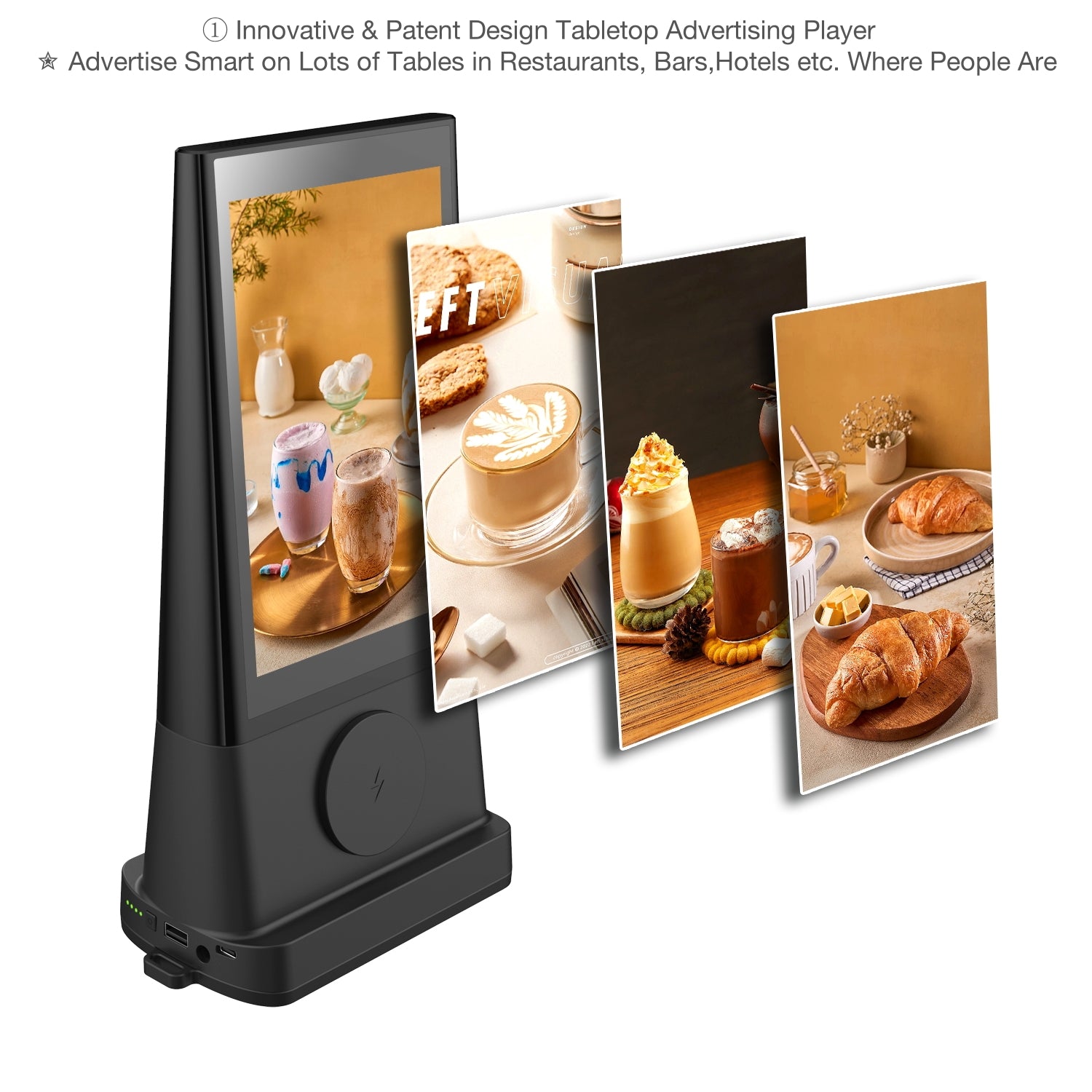 Interactive Tabletop Touch Screen Menu 10.1 Inch