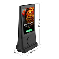 Interactive Tabletop Touch Screen Menu with Dual Displays image preview