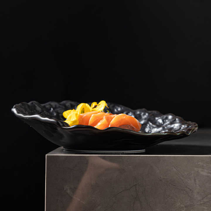 Japanese Antique Dishes Slant Plates