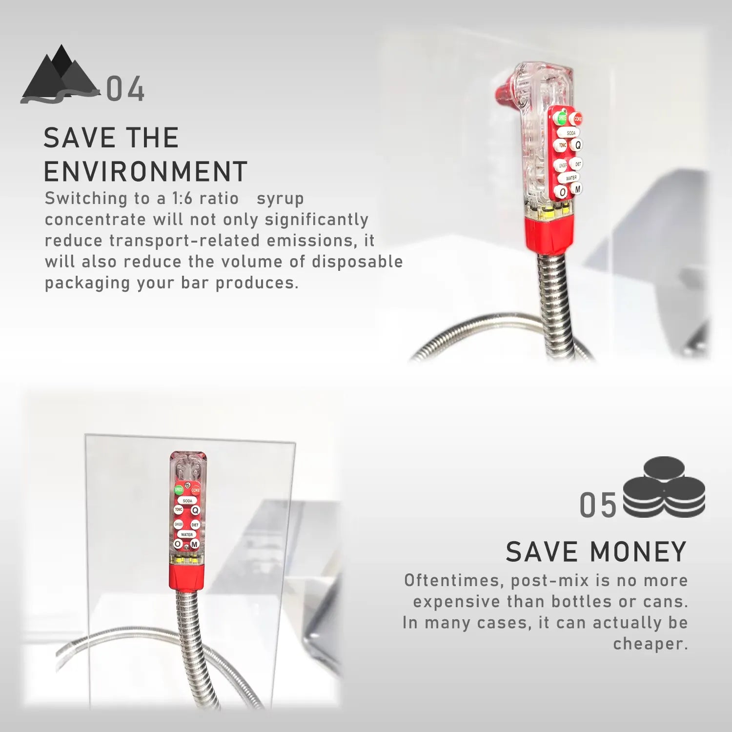 Post-Mix Soda Gun System