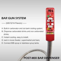 10-Button Post Mix Soda Gun System with Under-Counter Chiller image preview