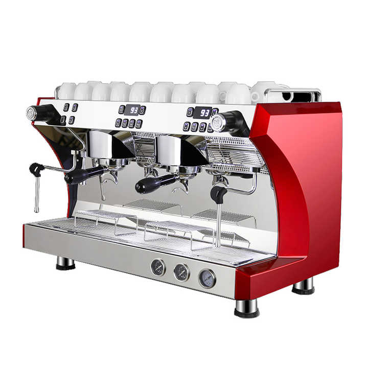 Commercial 2-Group Espresso Machine for Cafe & Restaurant