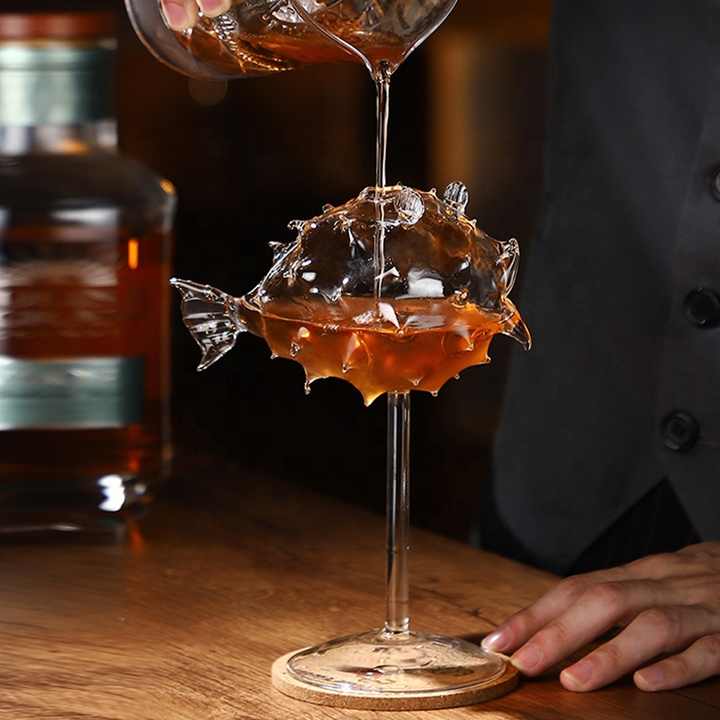 Puffer Fish Cocktail Glasses