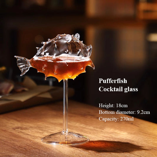 Puffer Fish Cocktail Glasses