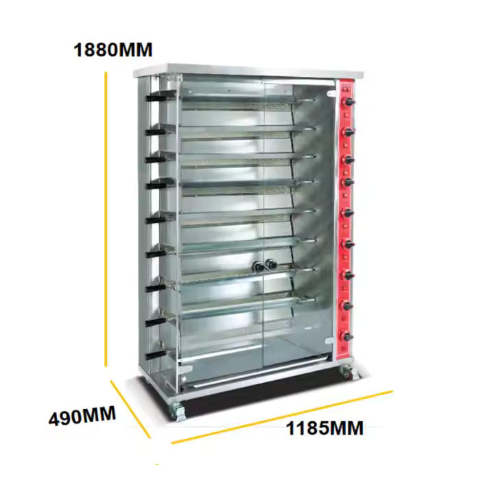 Restaurant Rotisserie Grill (9 stick)