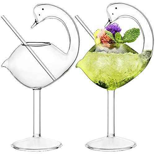Swan Cocktail Glasses
