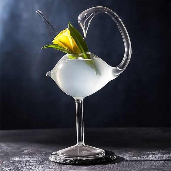 Swan Cocktail Glasses