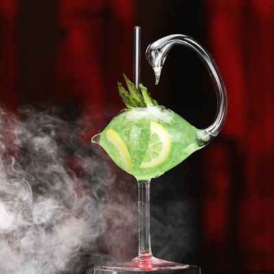 Swan Cocktail Glasses