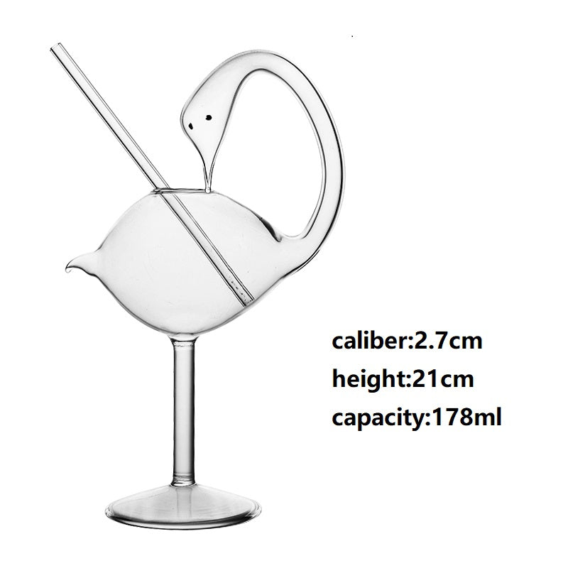 Swan Cocktail Glasses