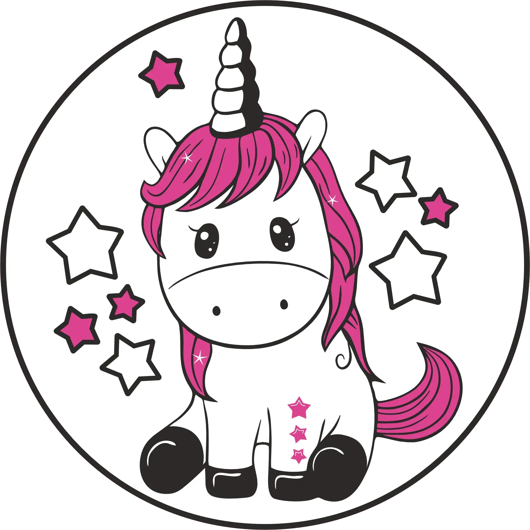 Two-Color Glass Gobo Slide