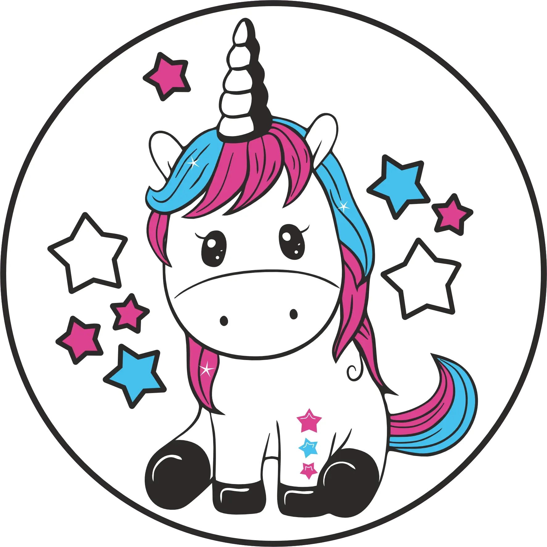 Three-Color Glass Gobo Slide